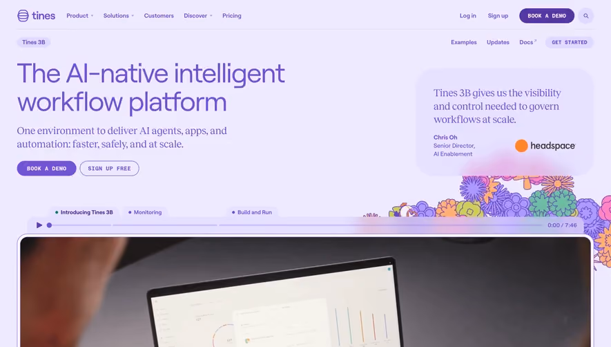 Tines Features Page