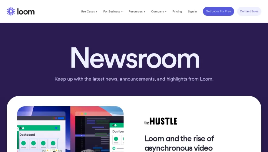 Loom Press Page