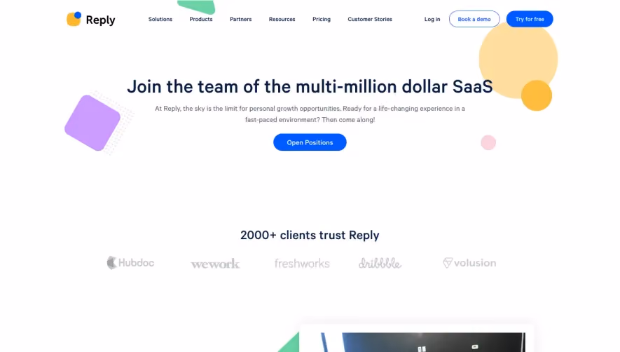 Reply Careers Page