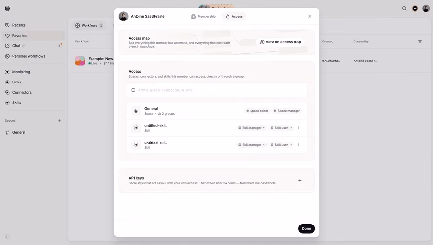 Tines Member Access Permissions