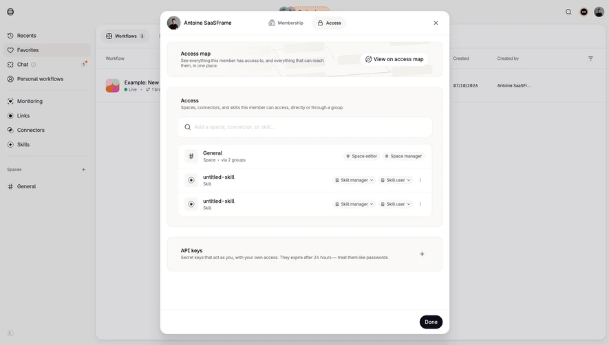 Tines Member Access Permissions