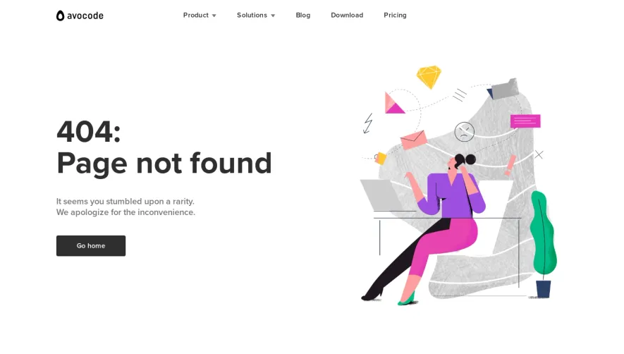 Avocode 404 Page
