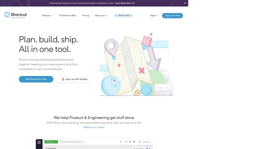 Shortcut lubhouse Features Page