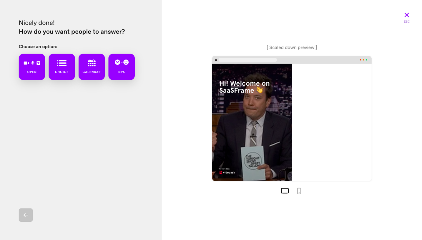 VideoAsk User Onboarding