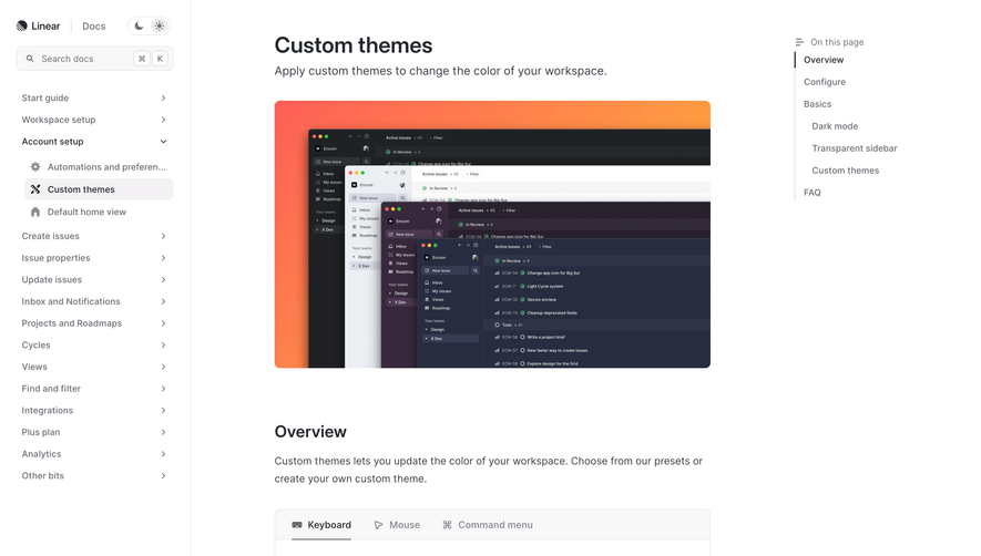 Linear Documentation