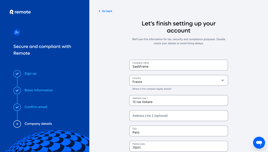 Remote Complete Company Details