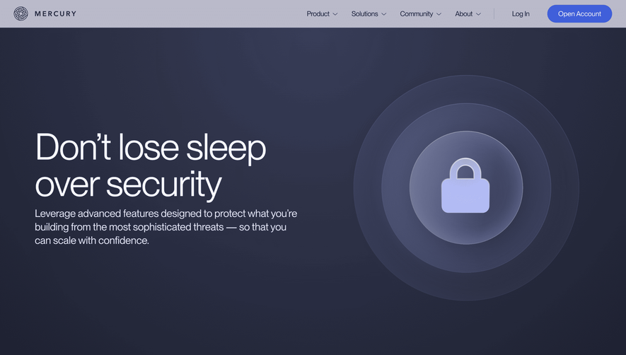Mercury Security Page