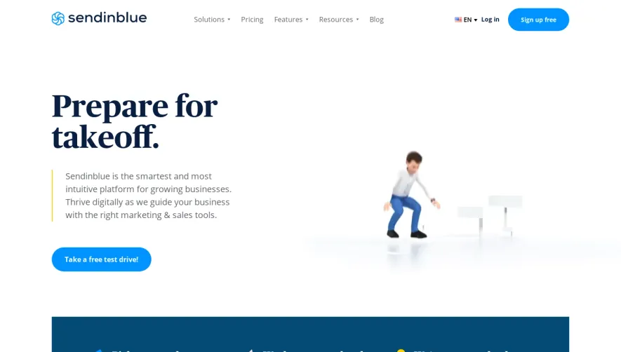 Sendinblue Landing Page