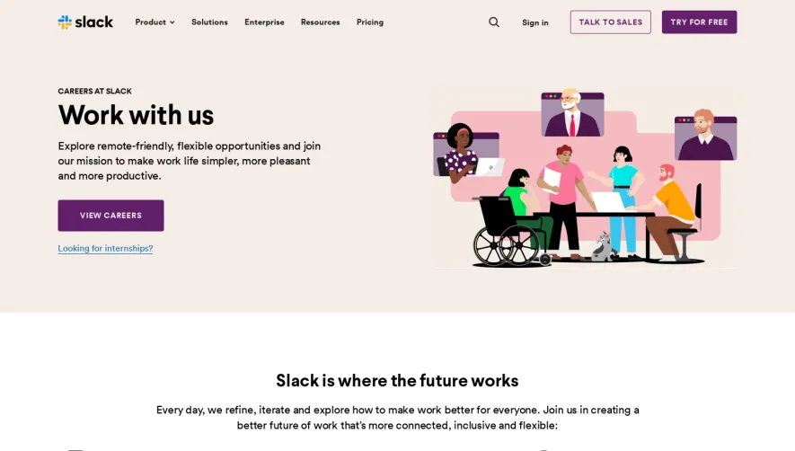 Slack Careers Page