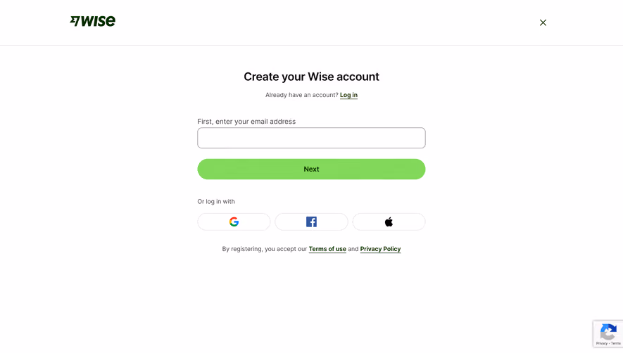 Wise Signup