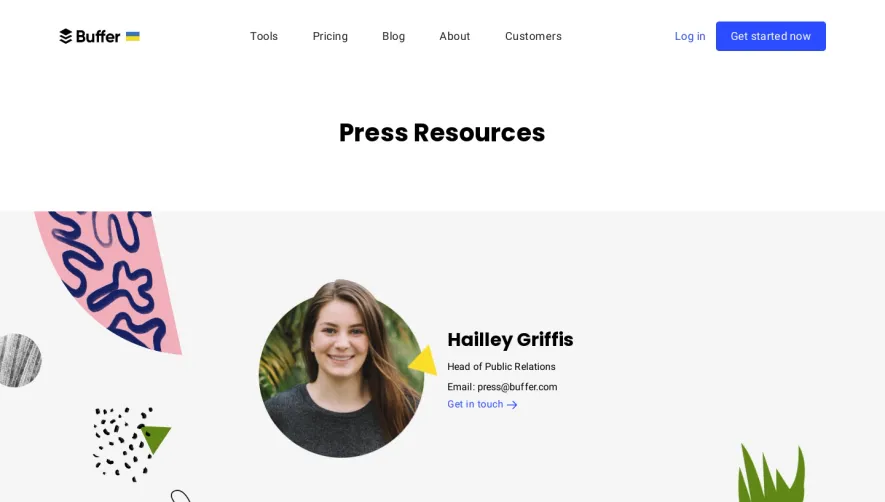 Buffer Press Page