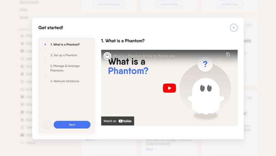 Phantombuster User Onboarding