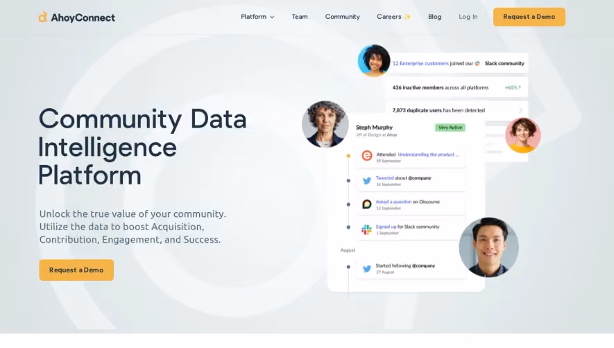 AhoyConnect Features Page