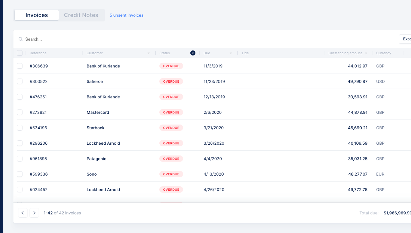 Upflow Dashboard