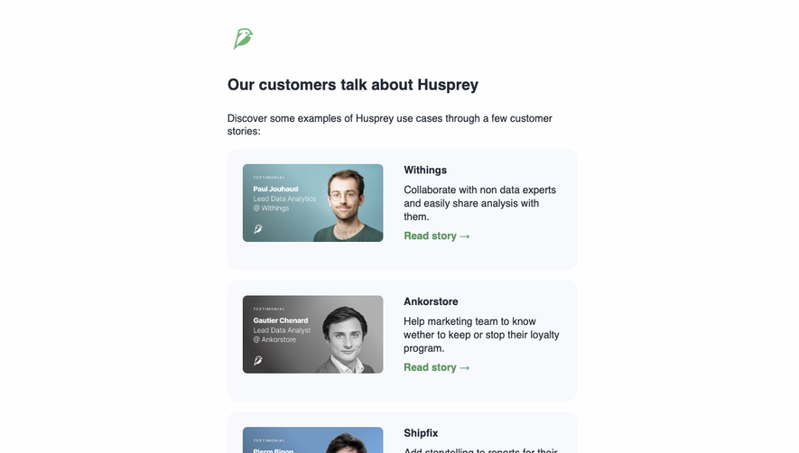 Huspray Onboarding Email Flow