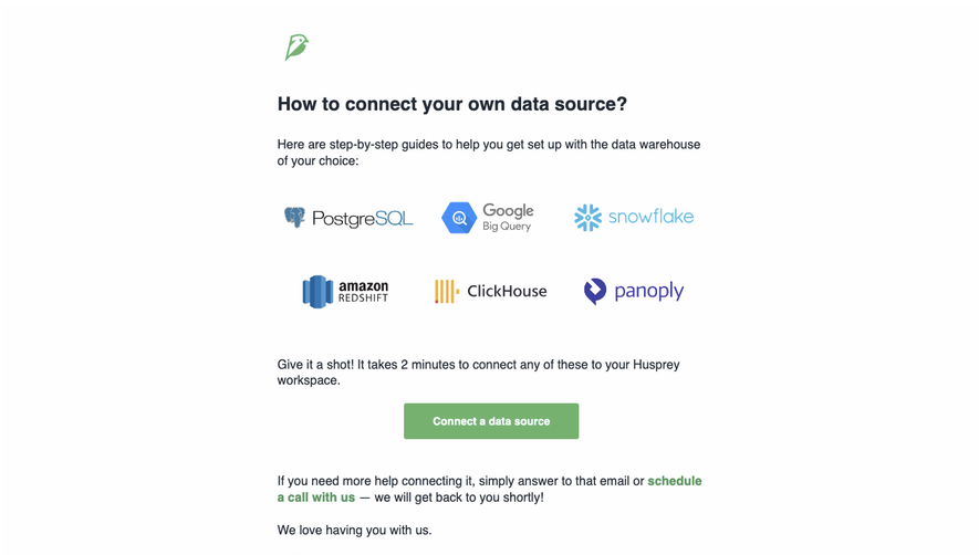 Huspray Activation Emails