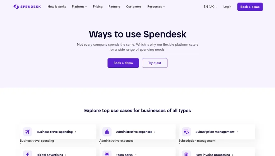 Spendesk Use cases