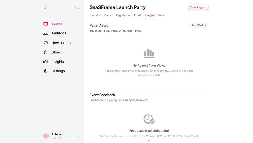 Luma Event Insights