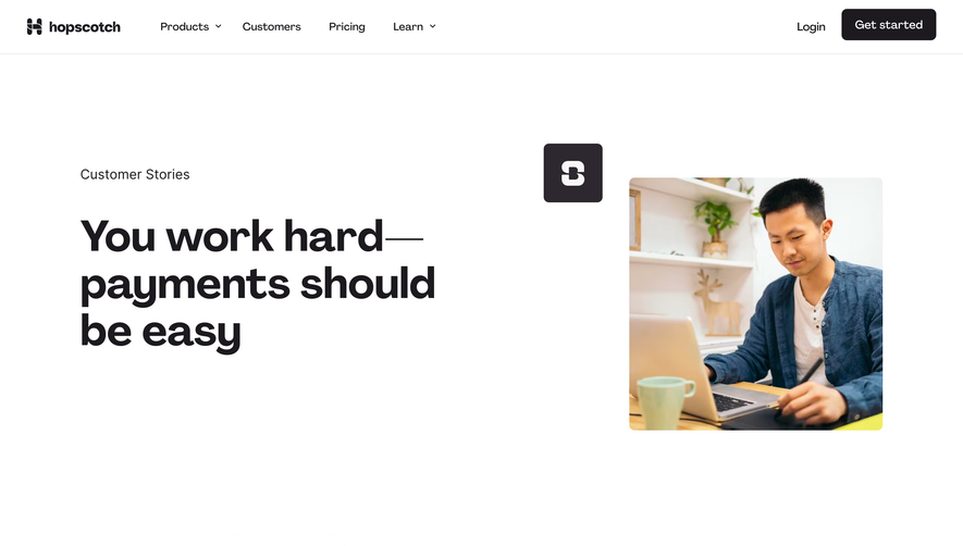 Hopscotch Customers Page