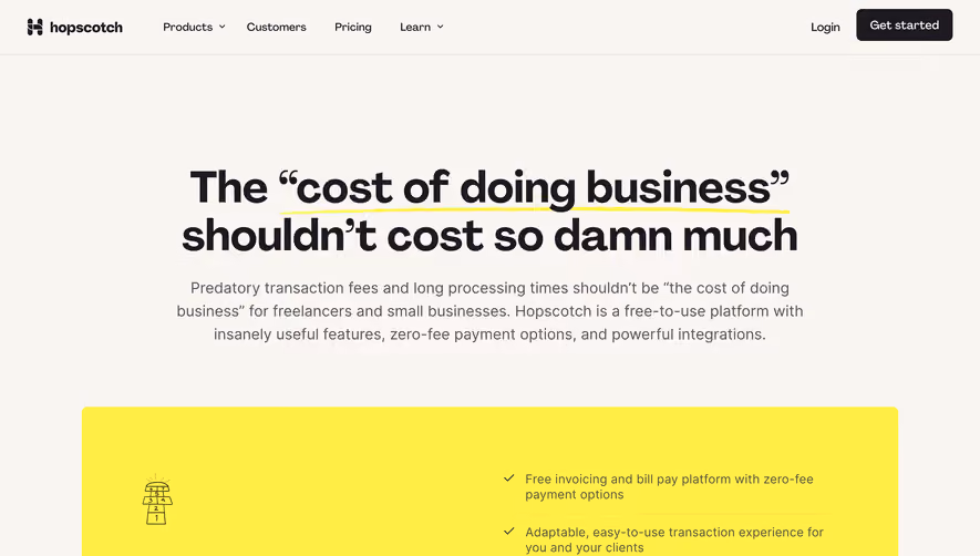 Hopscotch Pricing Page