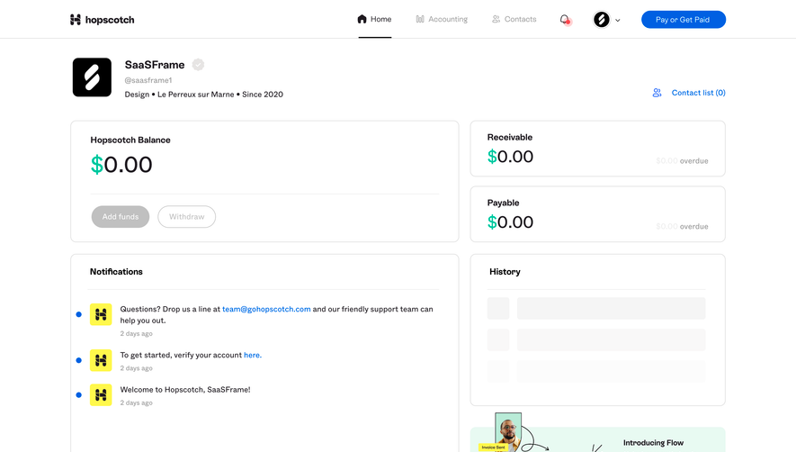 Hopscotch Dashboard