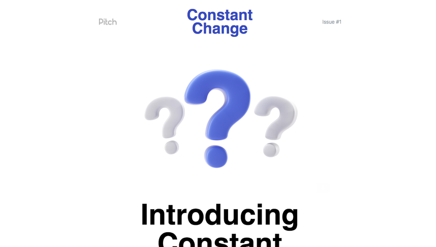 Pitch Newsletter
