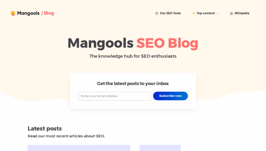 Mangools Blog Feed