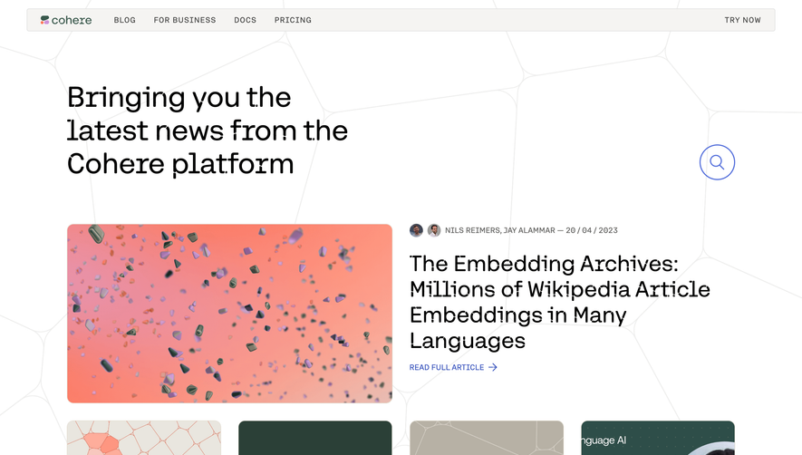 Cohere Blog Feed