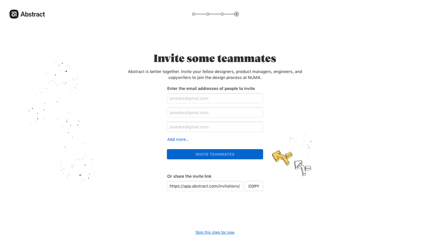 Abstract Invite Team Members