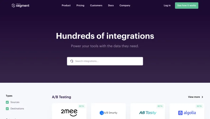 Segment Integrations 