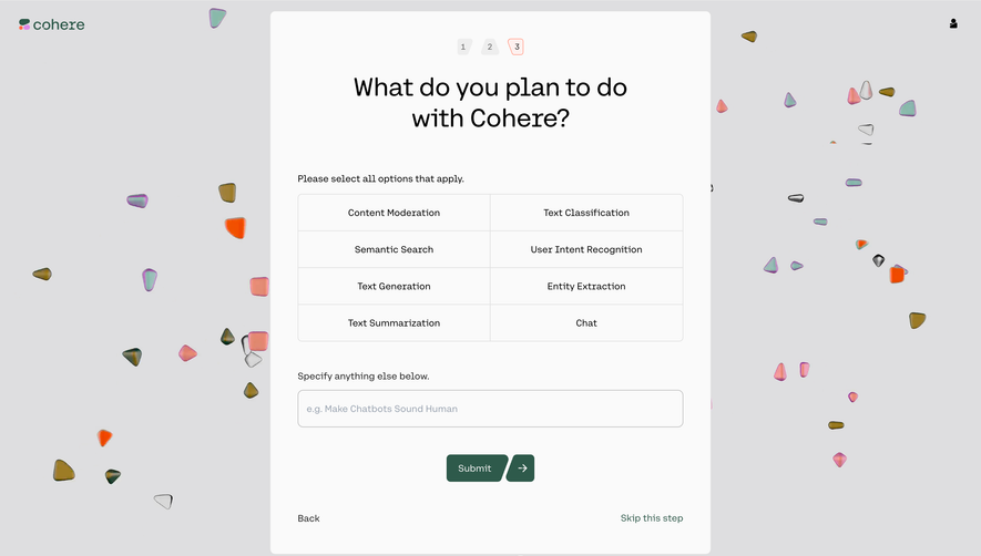 Cohere Account Setup