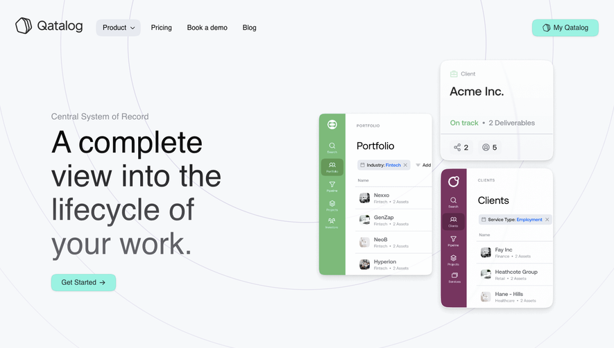 Qatalog Features Page