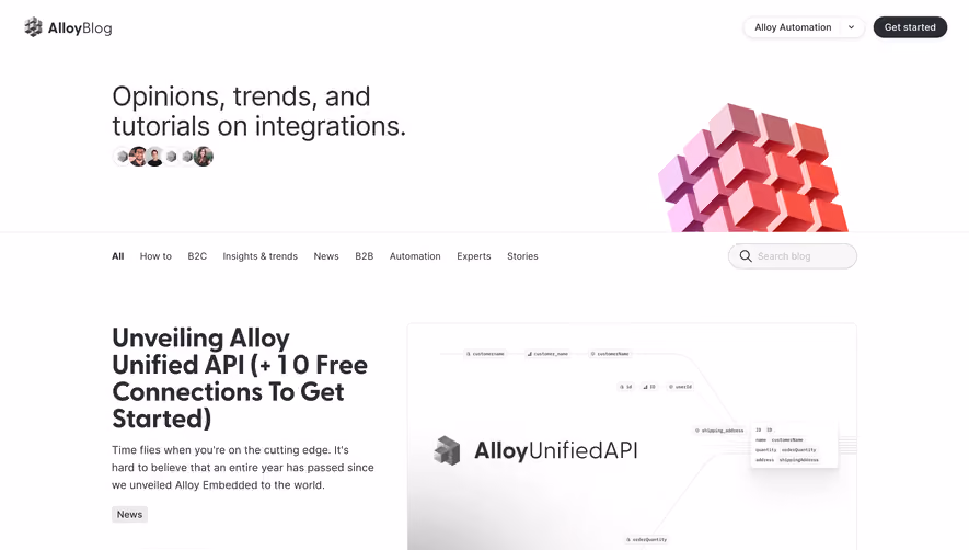 Alloy Blog Feed