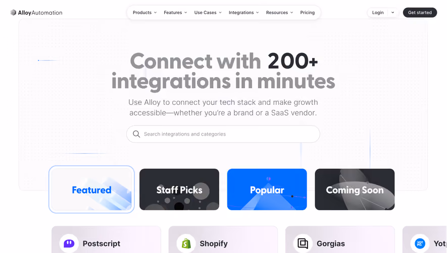 Alloy Integrations Library
