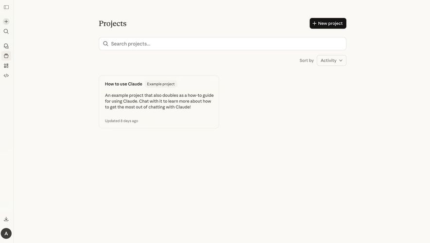 Claude Projects Dashboard
