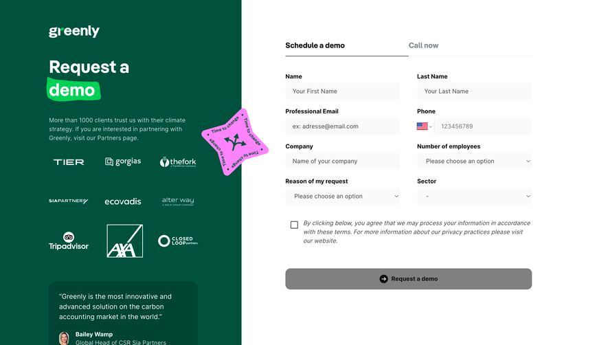 Greenly Demo Request