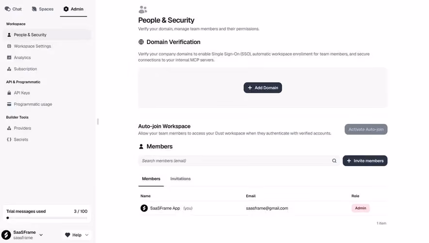 Dust People & Security
