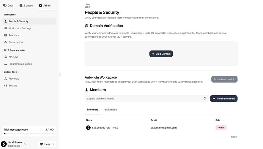 Dust People & Security