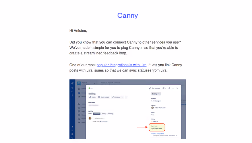 Canny Onboarding Emails