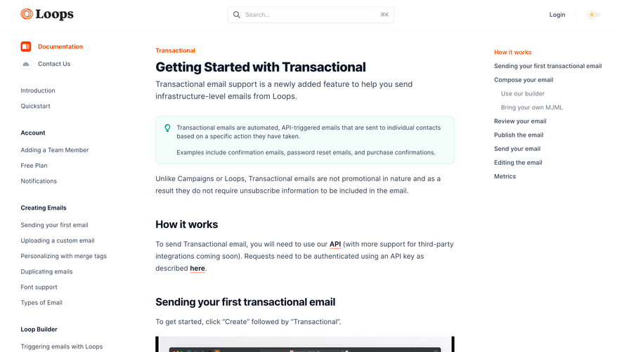 Loops Documentation