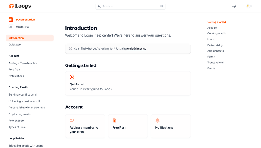 Loops Documentation