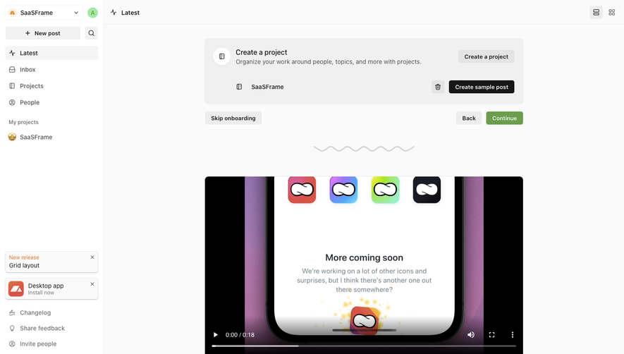 Campsite User Onboarding