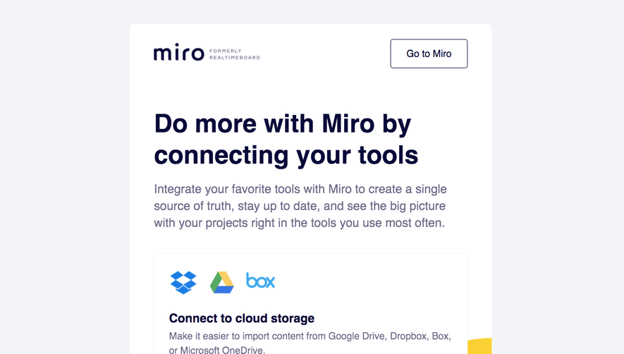 Miro Onboarding Emails