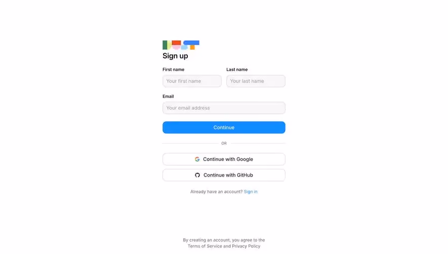 Dust Signup