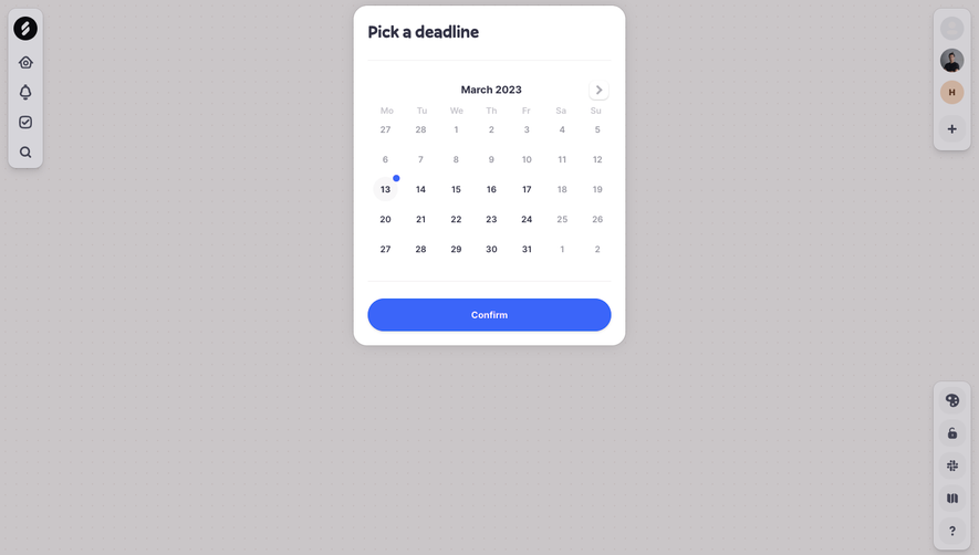 Logbook Pick A Deadline
