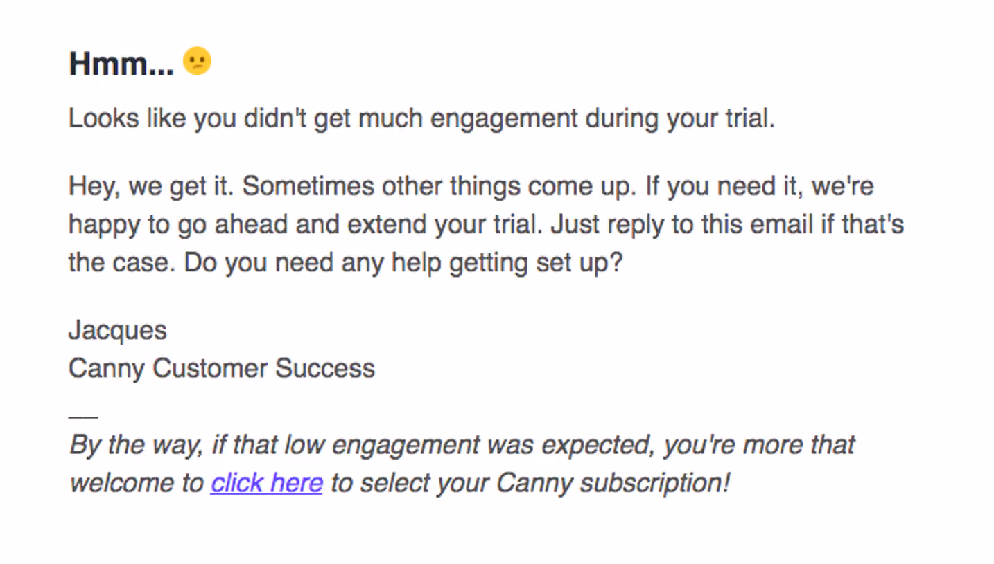 Canny Activation Emails