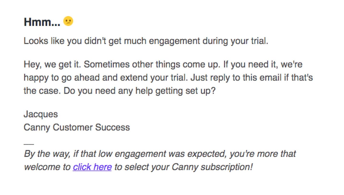 Canny Activation Emails