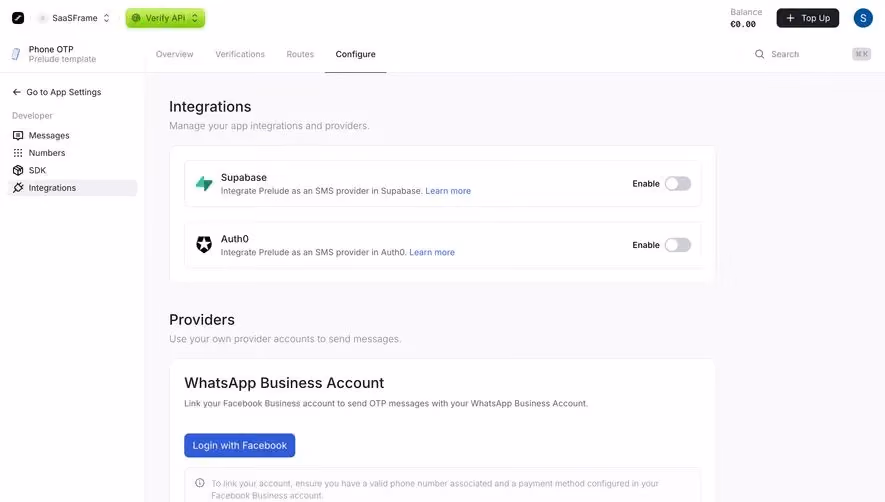 Prelude Integrations