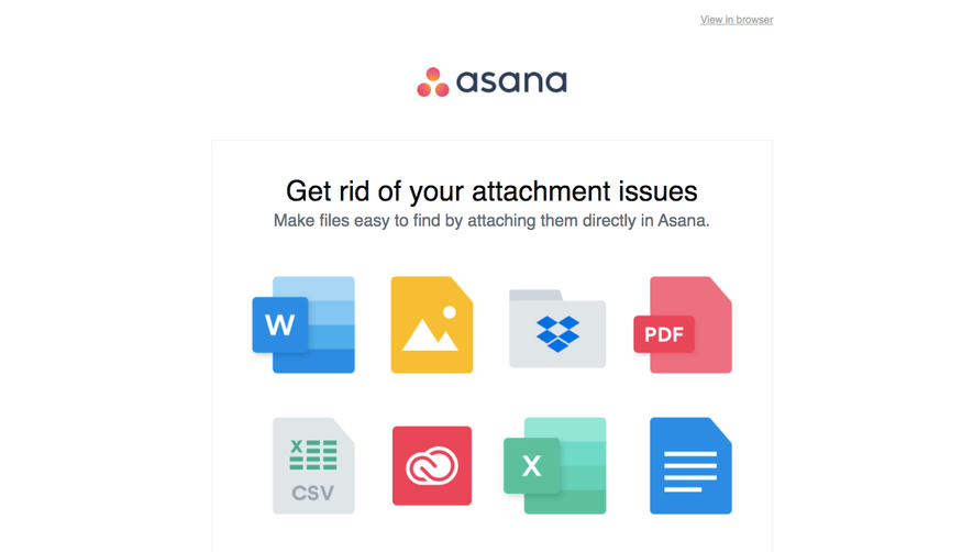 Asana Onboarding Email Flow