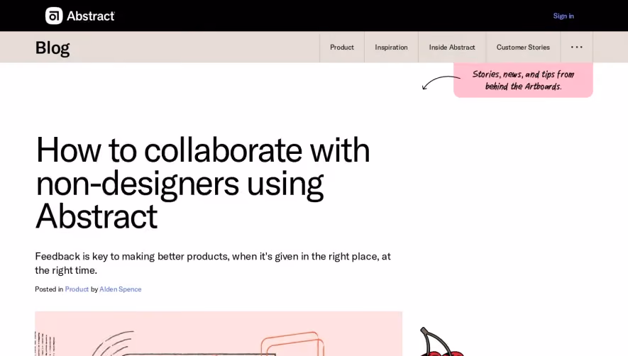 Abstract Blog Feed